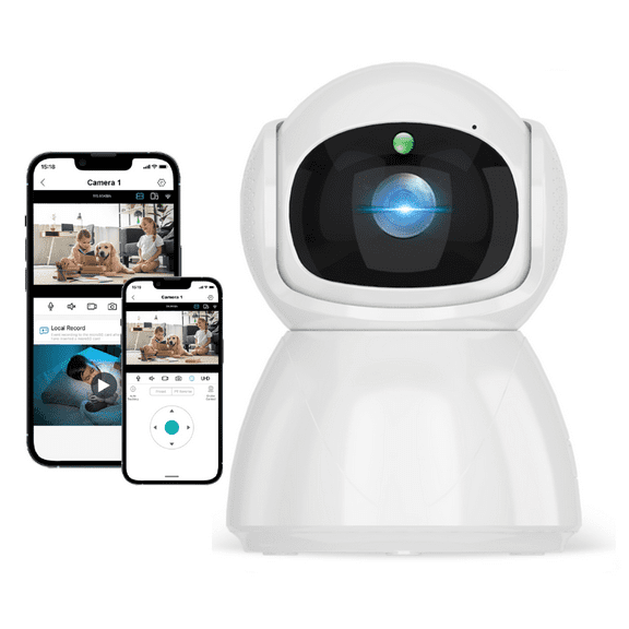 Baby Monitor with Camera and Audio，Indoor Security Camera Wireless WiFi，Motion Detection for Baby Intercom , Cloud & SD Card Storage, Works with Alexa