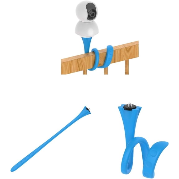 Baby Monitor Mount Works for Baby Smart Baby Monitor Flex Stand（Blue）