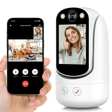 Baby Monitor with Two Way Video Call, 1080P HD Wifi Cameras W/ 2.8” Screen for Home Security/Baby Monitor/Pet Camera,  AI Motion Detection&One-Click Call, Full-Color Night Vision for Baby Pet Elderly