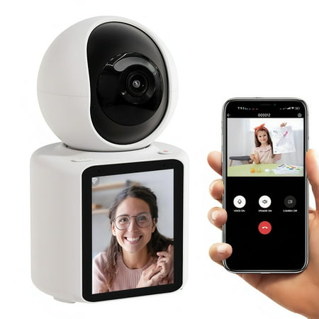 Baby Monitor with Two Way Video Call, 2.8” Screen, 1080P HD Wifi Security Camera for Baby Monitor, Pet Camera, AI Motion Detection and One-Click Call, Dual Light Full Color Night Vision Camera