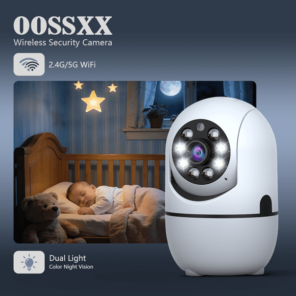 Dual Band Wifi Baby Monitor, 3MP Wireless Security Camera, Indoor Pet Cameras with Phone APP