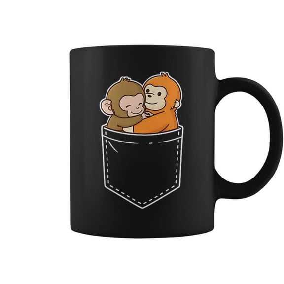 Baby Monkey Punch And OraMama Coffee Mugs