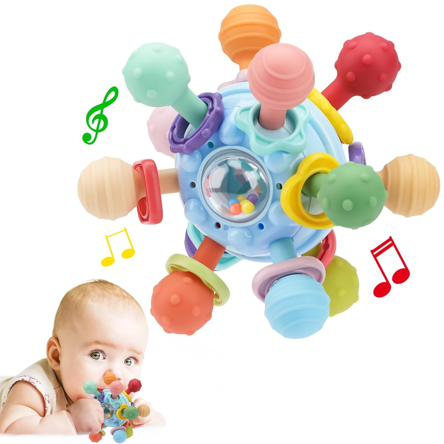 Baby Montessori Sensory Toys for 06 612 Months MultiSensory Developmental Toy with Food