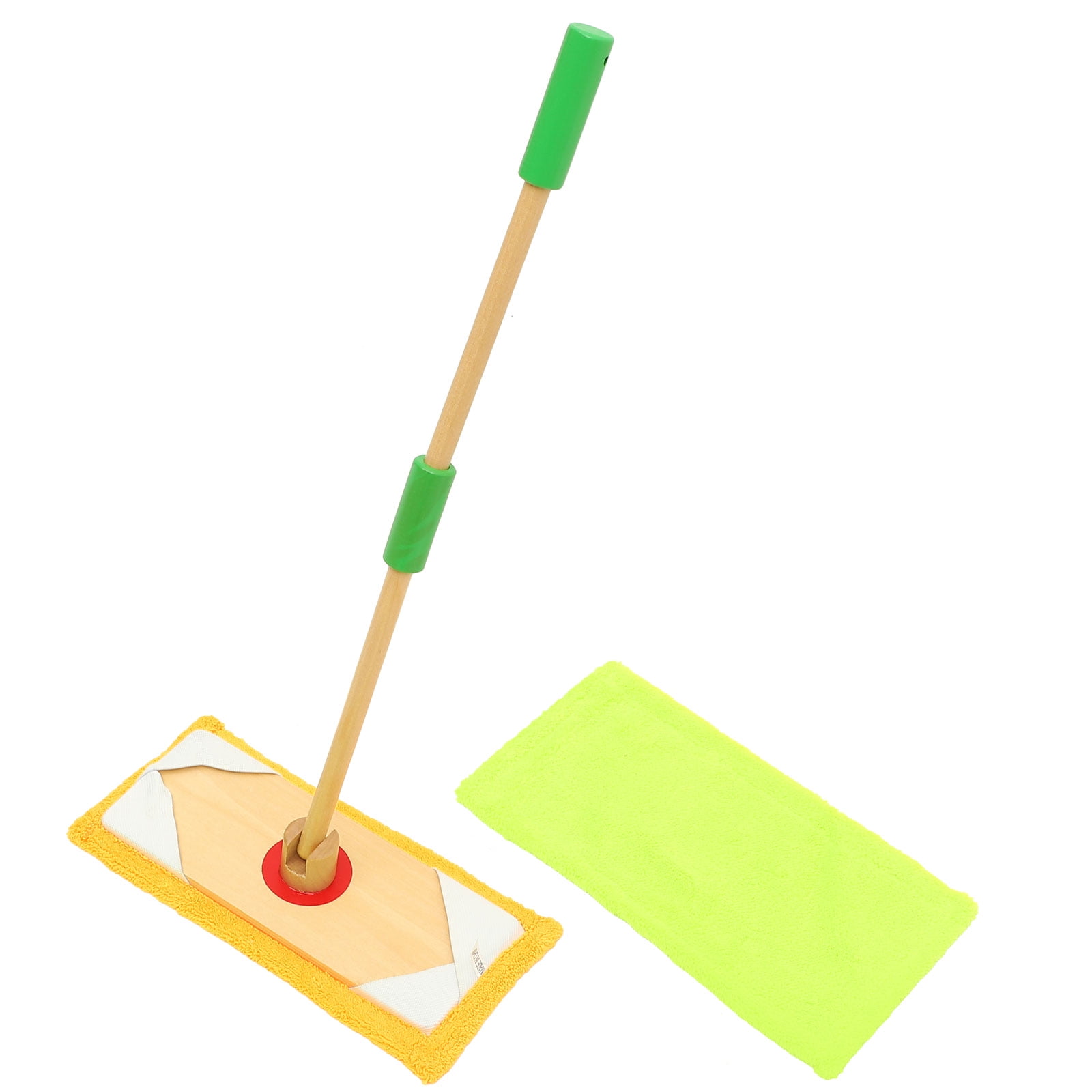 Baby Mop Simulation Cleaning Tools Kids Wood Toy Mini Housekeeping