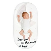 Baby Moses Basket Bed Baby Crib Care Pad Covers Fitted Sheet Bassinet Sheet Baby Boy Gift Bag Hats for Baby Boys Wet Wipe Milk Jewelry Kits Baby Gift Necklace for Lost Teeth Booties for Babies
