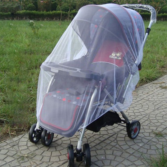 Baby Mosquito Net for Stroller Portable Mini Crib Reusable Bug Net for Stroller, Jogger, Pack