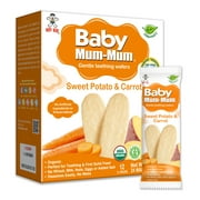 Baby Mum-Mum Organic Sweet Potato & Carrot Rice Rusks - 6 Boxes