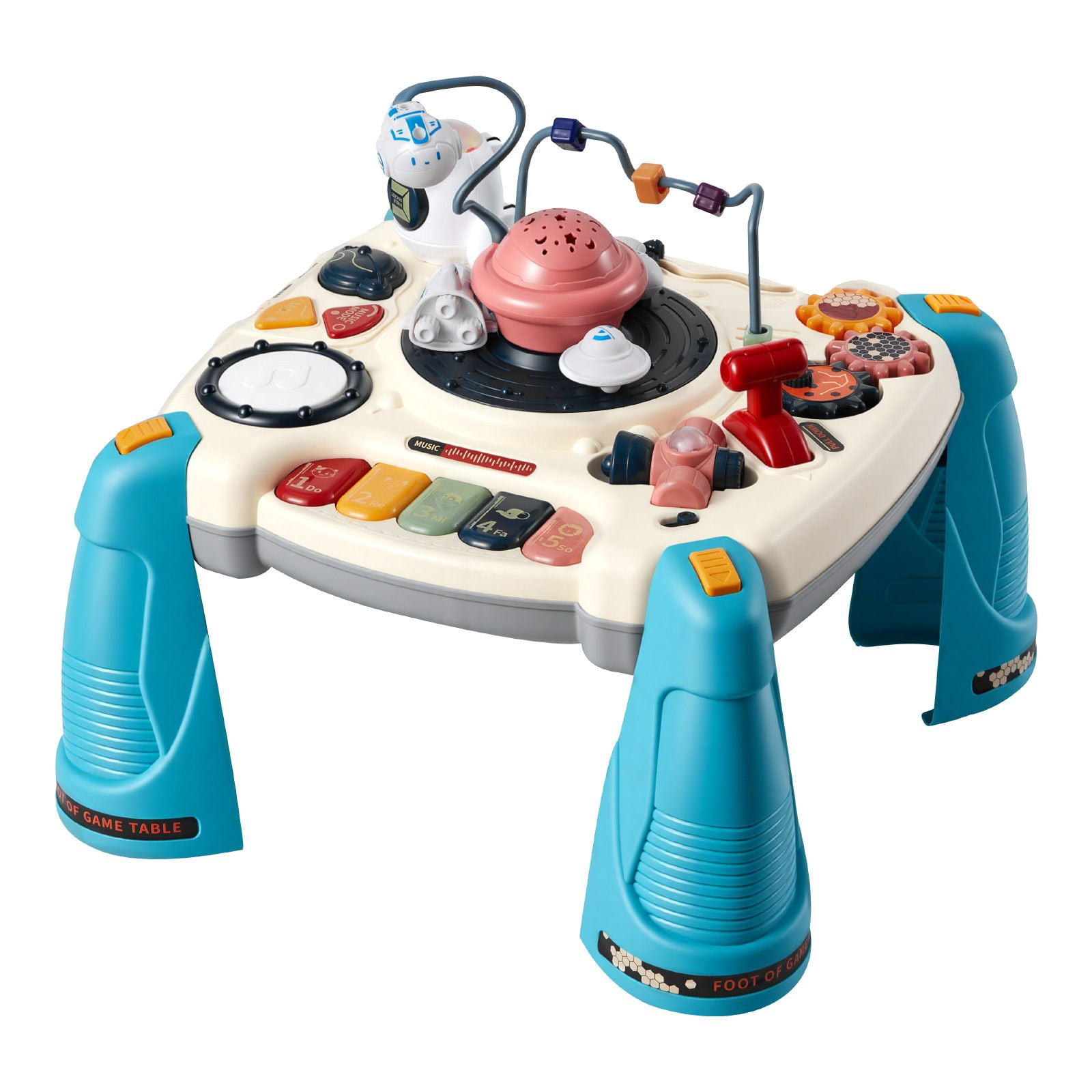 Baby Musical Activity Table 1-3 Years Space Theme Star Projector 60 ...
