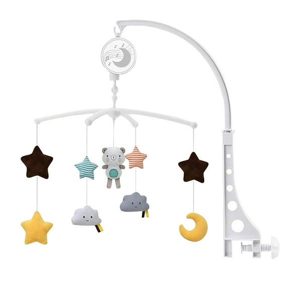 Baby Musical Crib Mobile With Hanging Rotating Toys Bear Baby Mobile Music Bed Bell Animal Hanging Ornament Nursery Toys For Babies Boys And Girls