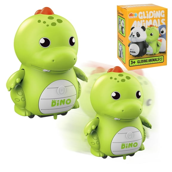 Baby Musical Dinosaur Toys for 0-3 3-6-12 Months Infants Tummy Time Toys Newborn Development Music Crawling Walking Toys 1 2 3 Year Old Boys Girls Birthday