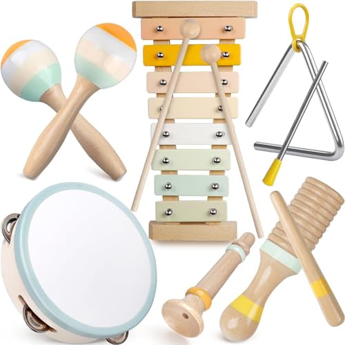 Baby Musical Instruments - Montessori Musical Toys For Toddlers 1-3 ...