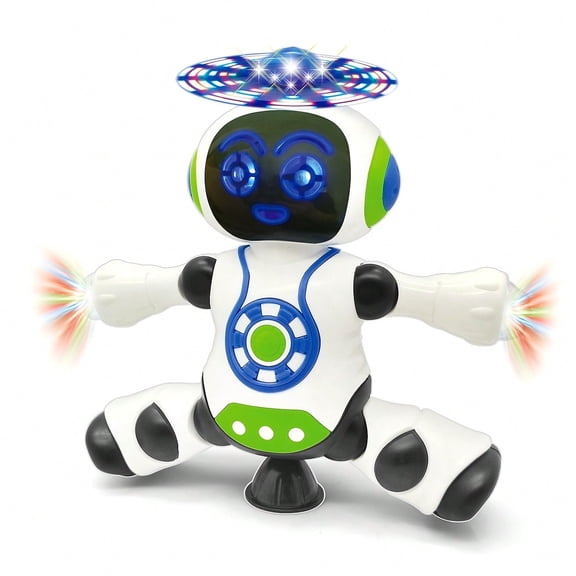 Baby Musical Toys, Electric Dancing Robot That Spins, An Interactive Toy With Lights And Music, Perfect For Crawling, Ideal As Easter Or Birthday Gifts For Children, Suitable For Boys