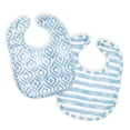 thumbnail image 1 of Baby Muslin Bibs, 2 Pack, Blue, 1 of 2