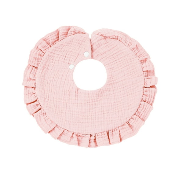 Baby Muslin Bibs Drool Bibs Bandana Ruffle Soft Cotton for Newborn Baby Infants Girl Teething Toddlers Boy