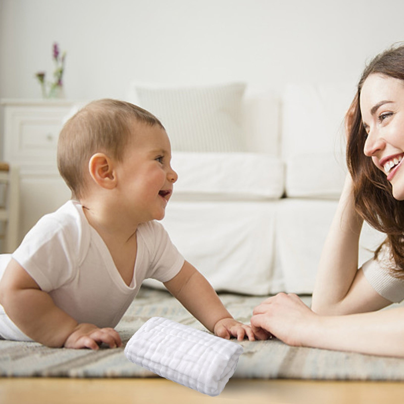 Baby Muslin Burp Cloth Bath Towel 1 Piece Pack 50cm X 25cm Towel Baby