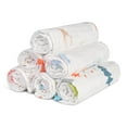 thumbnail image 1 of Baby Muslin Burp Cloths 100% Cotton 6 Pack Newborn Spit up Rags Extra Absorbent and Soft Burping Rags for Girls and Boys Large 20 x 10 inch, 1 of 5
