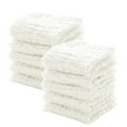 thumbnail image 1 of Baby Muslin Burp Cloths - Natural Cotton Wipes - Soft Newborn Face Towel for Sensitive Skin - Registry as Shower, 10 Pack 12"x12" Washcloths, Baby Essentials for Boys & Girls (White), 1 of 7