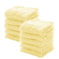 thumbnail image 1 of Baby Muslin Burp Cloths - Natural Cotton Wipes - Soft Newborn Face Towel for Sensitive Skin - Registry as Shower, 10 Pack 12"x12" Washcloths, Baby Essentials for Boys & Girls (Yellow), 1 of 8
