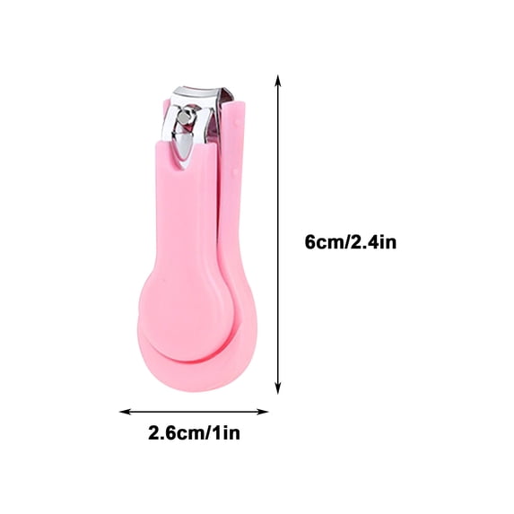Baby Nail Clippers 6 cm Long Stainless Steel Trimmer with Curved Blades for Safe Infant Nail Care