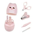 thumbnail image 1 of Baby Nail Kit, Baby Manicure Kit and Pedicure kit with Cute Owl Shape Case. Baby Nail Clipper, Scissor, Baby Nail File & Tweezer for Newborn, Infant & Toddler, Mothers Day(Pink), 1 of 7