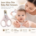 thumbnail image 1 of Baby Nail Scissors, Rounded Tip Safety Clippers for Infants, Ergonomic Handle for Newborn Grooming,1 Pcs, 1 of 7