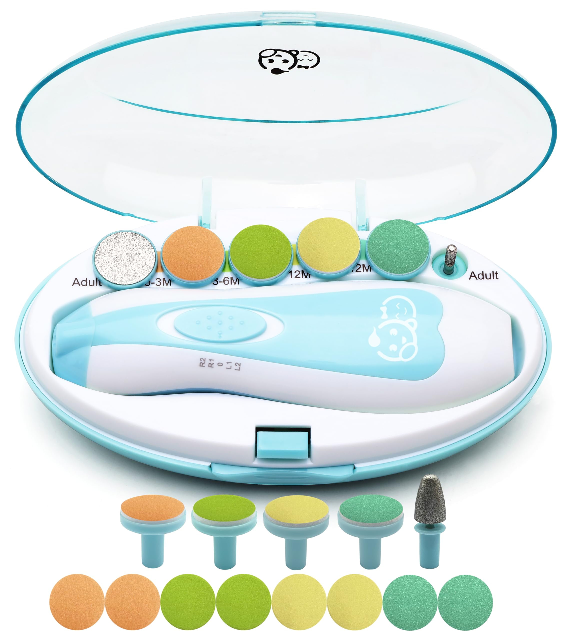 Baby Nail Trimmer 21 in 1, with Labeled case, Includes 13 Extra ...