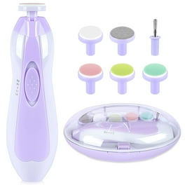 Electric Baby Nail Trimmer Safe Newborn Toddler Nail File Clippers Kit for Triming and Polishing with Light Walmart