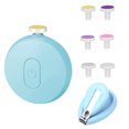 thumbnail image 1 of Baby Nail Trimmer Electric, Baby Fingernail Clippers Polish Grooming Nail Filer for Baby With Replaceable 6 Grinding Heads, Safety Baby Nail File Set for Newborn Toddler Adults Toes Fingernails, 1 of 8