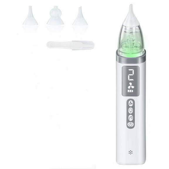 Baby Nasal Aspirator, Electric Nose Sucker Cleaner, 3 Adjustable Suction Power Level for Babies and Toddlers