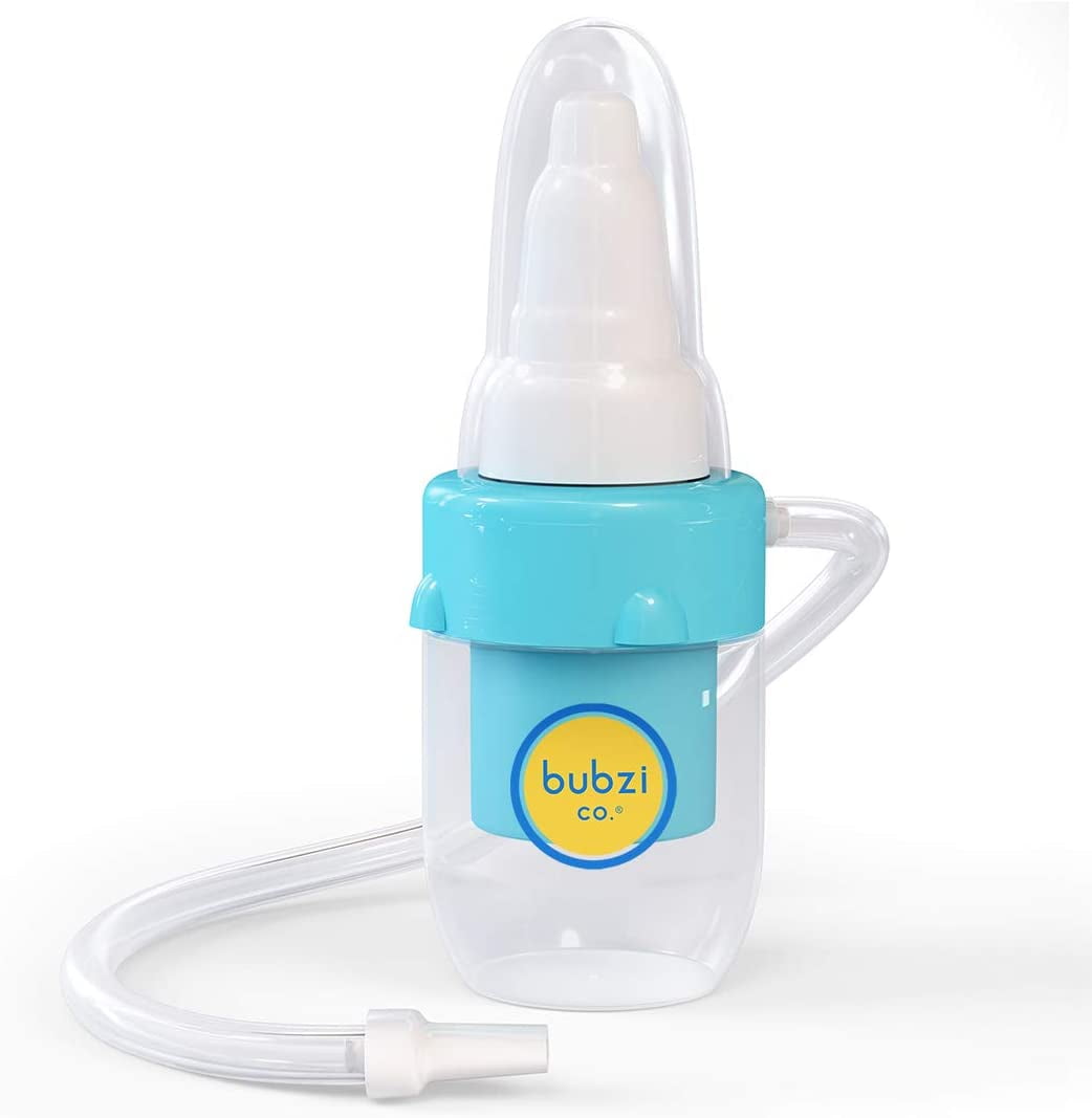 Bubzi Co Baby Nasal Aspirator for Sinus Congestion Relief Reusable Booger Snot