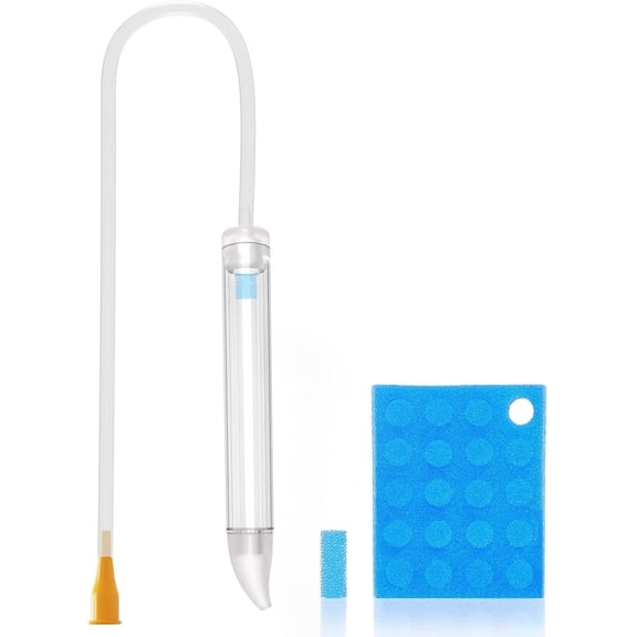 Molucky Infant Nasal Aspirator with 24 Filters, Blue