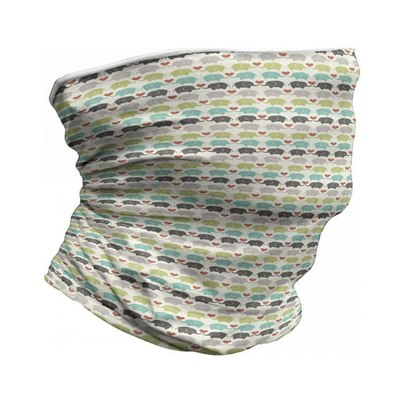 Baby Neck Gaiter, Elephants Love Adornment, Unisex, Multicolor, by Ambesonne