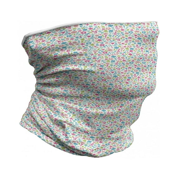 Baby Neck Gaiter, Floral Pattern Polka Dots, Unisex, Multicolor, by Ambesonne