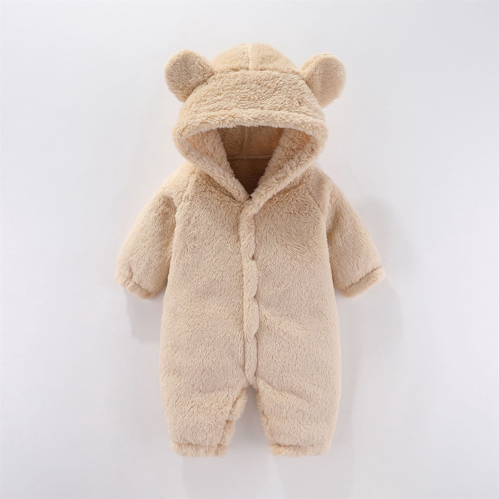 Baby Newborn Fleece Warm Jumpsuit Cute Bear Ear Costume Romper Hooded baby-newborn-fleece-warm-jumpsuit-cute-bear-ear-costume-romper-hooded