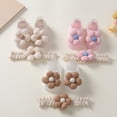thumbnail image 1 of Baby Newborn Flower Socks Headbands Sets Baby Girls Nylon Socks with Headbands Socks Hairbands for Infant Toddler Kids 0-2 Years, 1 of 8