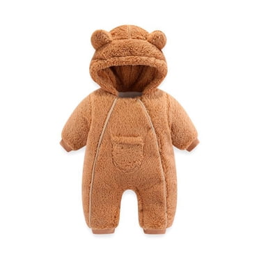 Mobbunny Cute Cartoon Animal Onesie - Fuzzy Flannel Hooded Romper With Tail & Belt For Cosplay & Pajamas
