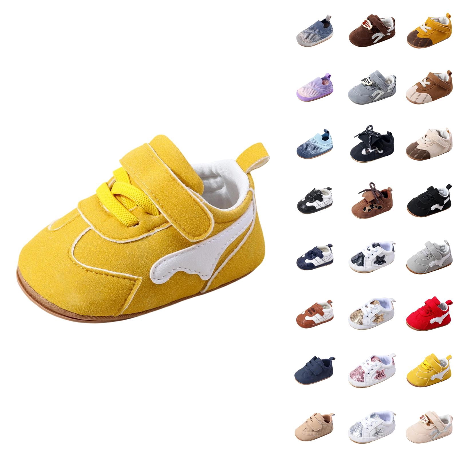 Baby Newborn Soft Sole Sneakers For Crawling And Walking Lightweight ...