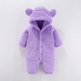 thumbnail image 1 of Baby Winter Clothes Cute Cartoon Animal Outfit Hooded Romper Outfits Baby Halloween for Babies 3-6 Months, 1 of 3