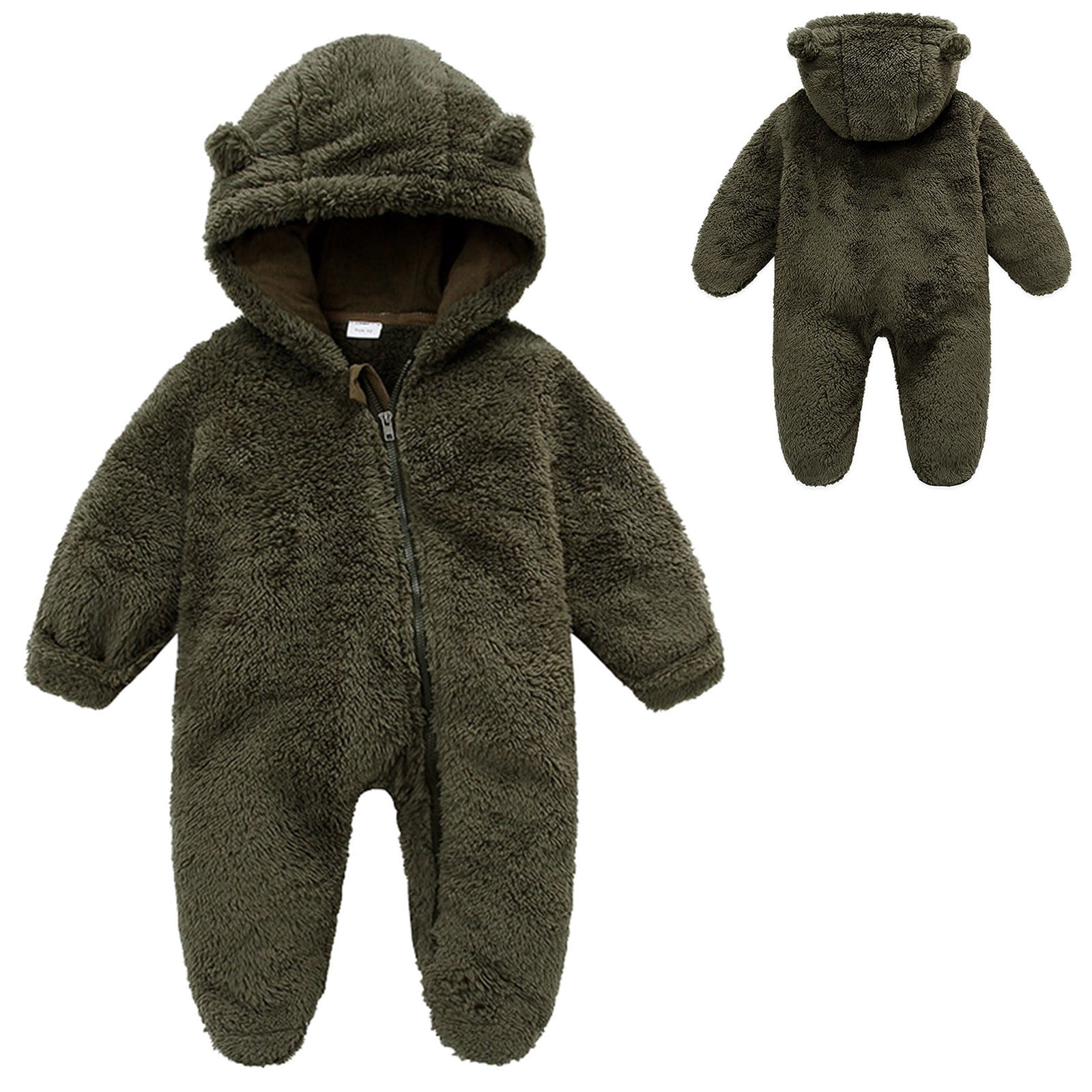 Baby Winter Clothes Hooded Romper Outfits Cute Baby Clothes Baby Winter ...