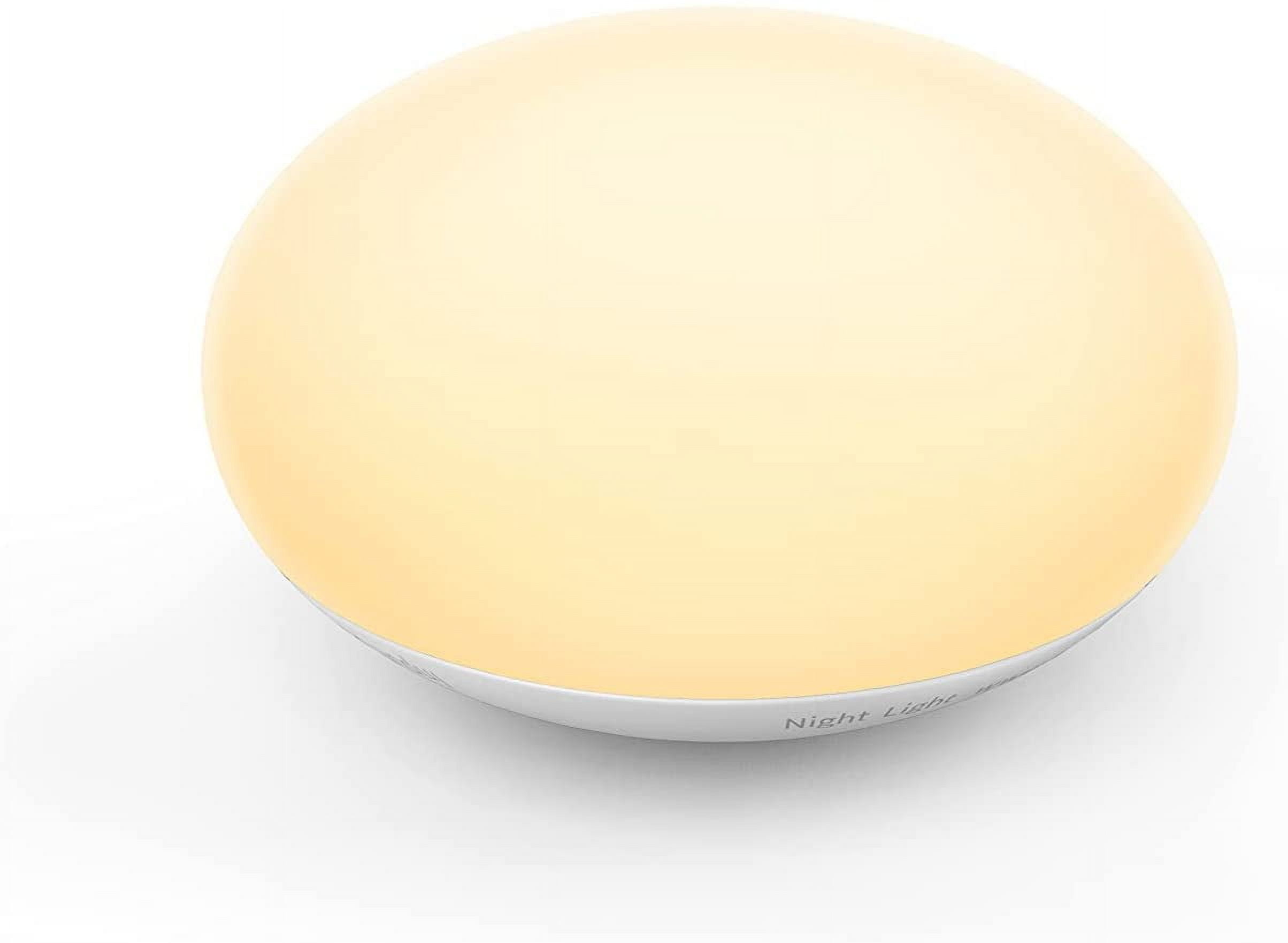 Baby Night Light Nursery Lamp for Breastfeeding Soft BPA Free Silicone Touch Eye Caring Stepless Dimming 1 Pack