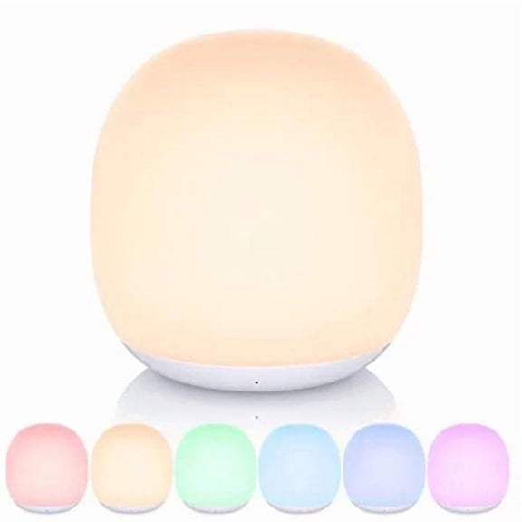 Baby Night Lights for Nursery,3 Mode+256 Colors Baby Night Light,2200mAh Battery Lamp, Touch Control, Magnet and Timer Features, Egg Light for Nursery Lamp, Babywearing, Sleeping