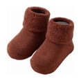 thumbnail image 1 of Baby Non-Slip Ankle Socks, Winter Thickened Fleece Lined, for Learning to Walk, for Boys Girls 0-24 Months, Soft Comfortable, 1 of 4