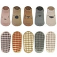 thumbnail image 1 of Baby Non Slip Socks, 5 Pairs Toddler Girls Cute Cotton Ankle Socks with Grips for Kids 6 Months to 5 Years, 1 of 7