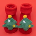 thumbnail image 1 of Baby Non-Slip Warm Christmas Socks - Infant Boys Girls Thick Winter Cozy Floor Socks for New Year 0-3 Years, 1 of 2