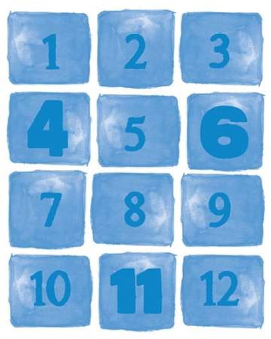 Baby Numbers Canvas Art - Amy Cummings (24 x 30)