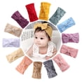 thumbnail image 1 of Baby Nylon Headbands Hair Bows Elastics Handmade Hair Accessories for Baby Girls Babies Newborn Infant Toddler 0-3 0-6 6-12 Months, 1 of 8