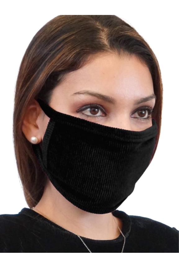 Baby O Velvet Women's Face Mask Covering Washable Reusable Elegent Dress Made In The USA
