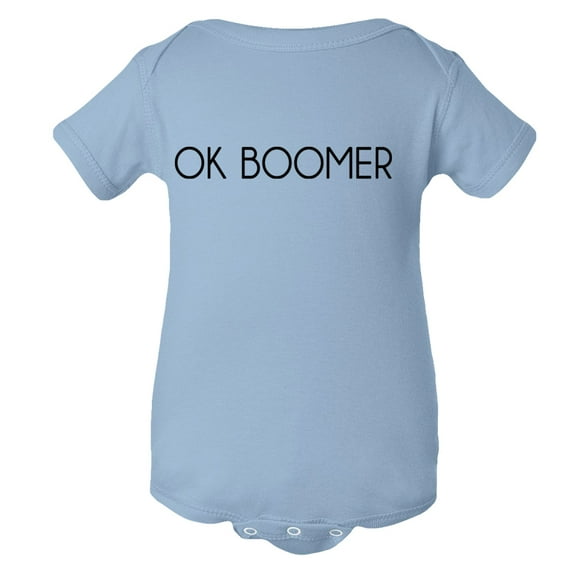 Baby OK Boomer Stop Global Warming Swarbrick Climate OkBoomer Onsie
