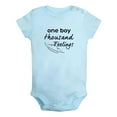 thumbnail image 1 of Baby One Boy Thousand Feelings Funny Romper Newborn Bodysuits Infant Jumpsuits Cotton Clothes One-Piece Outfits, 1 of 5