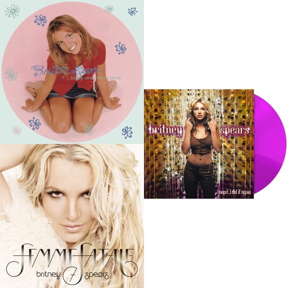 Baby One More Time (Picture Disc/140G/Dl Code) & Femme Fatale & Oops! I Did It Again (Purple LP Vinyl/Import)